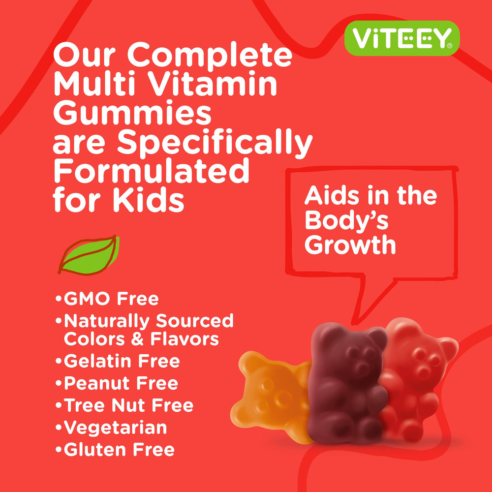 Viteey gummies enjoyed by kids after school for tasty daily vitamins