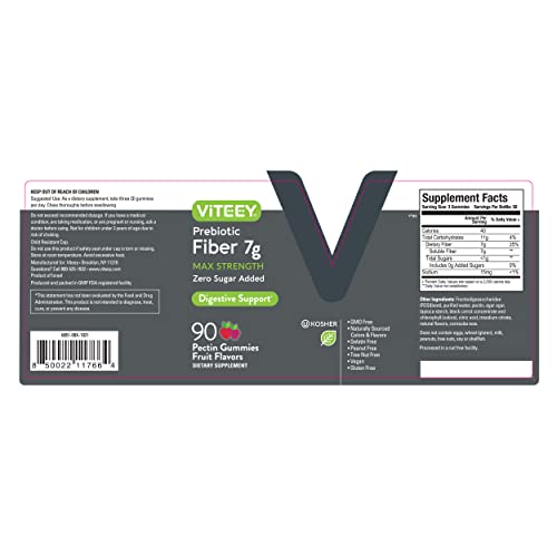 Viteey gummy bottle labeled vegan and gluten-free for inclusive diets.