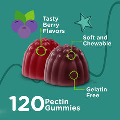 Viteey Kids Probiotic Gummies portable pack supports busy days.