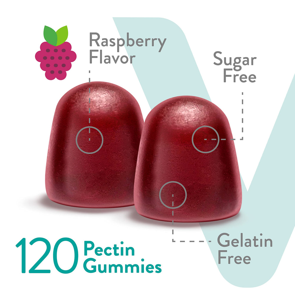 Viteey probiotic gummies nutrition label highlights 2B CFU and vegan ingredients.
