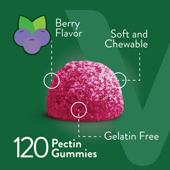 Viteey Zinc Gummies berry flavor close-up inviting daily use.