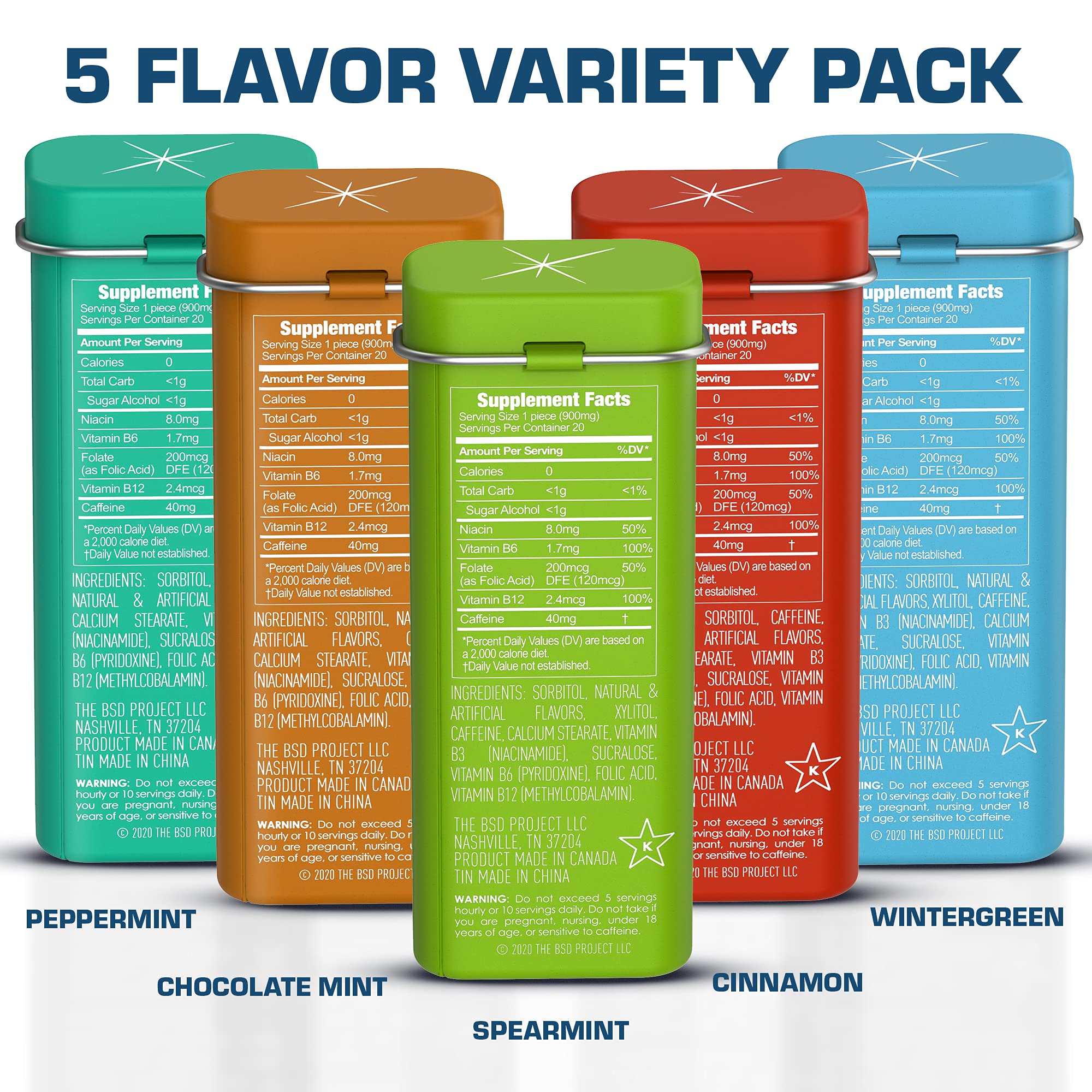 Viter Energy tin closed highlights compact pocket-sized energy for on-the-go use.