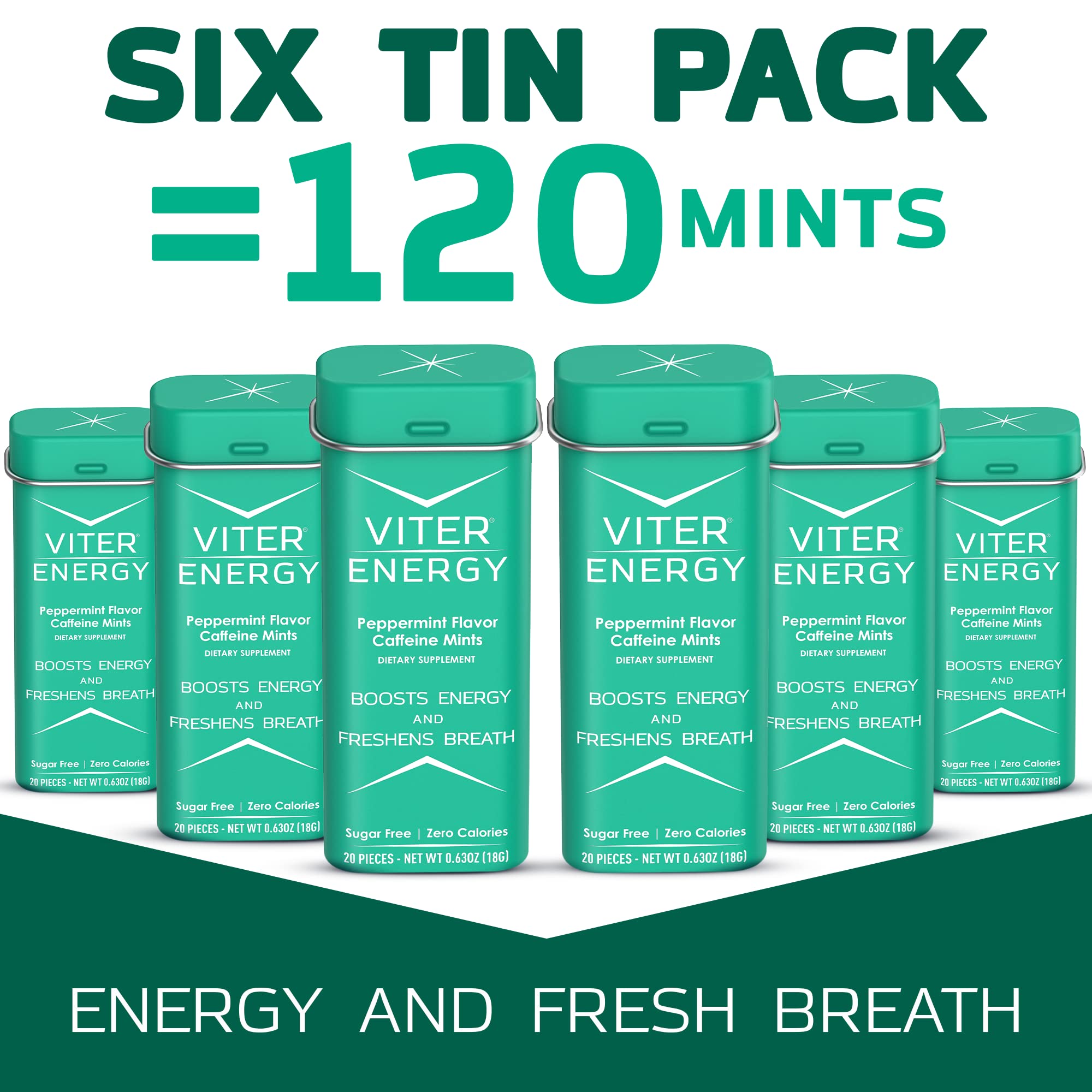 Viter Energy mint during study or commute for focus