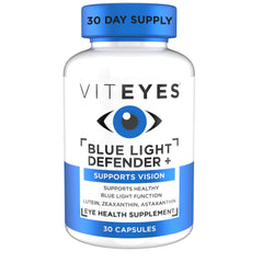 Viteyes Blue Light Defender+ bottle front view for daily screen protection