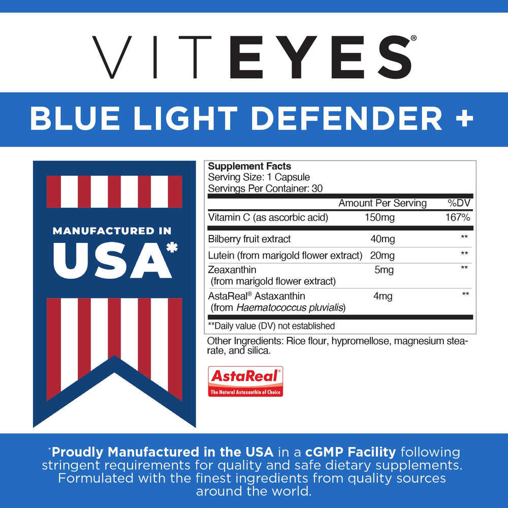 Viteyes packaging on a clean desk signaling trusted eye support