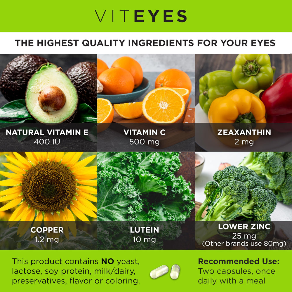 Viteyes manufactured in USA in GMP facility