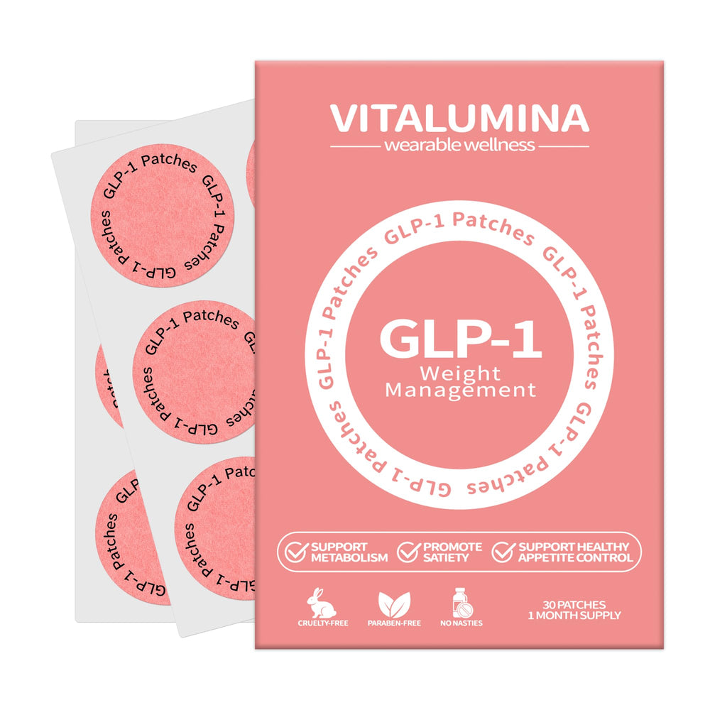 VitaLumina GLP-1 patch application shows steady daily balance in use