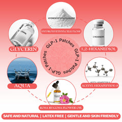 VitaLumina GLP-1 patch on skin for gentle wellness support