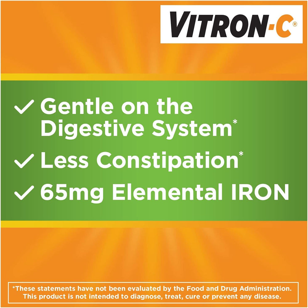 Vitron-C gentle formulation with reduced stomach discomfort for daily use.