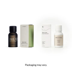 Vitruvi Breathe ingredients peppermint and eucalyptus visual focus.