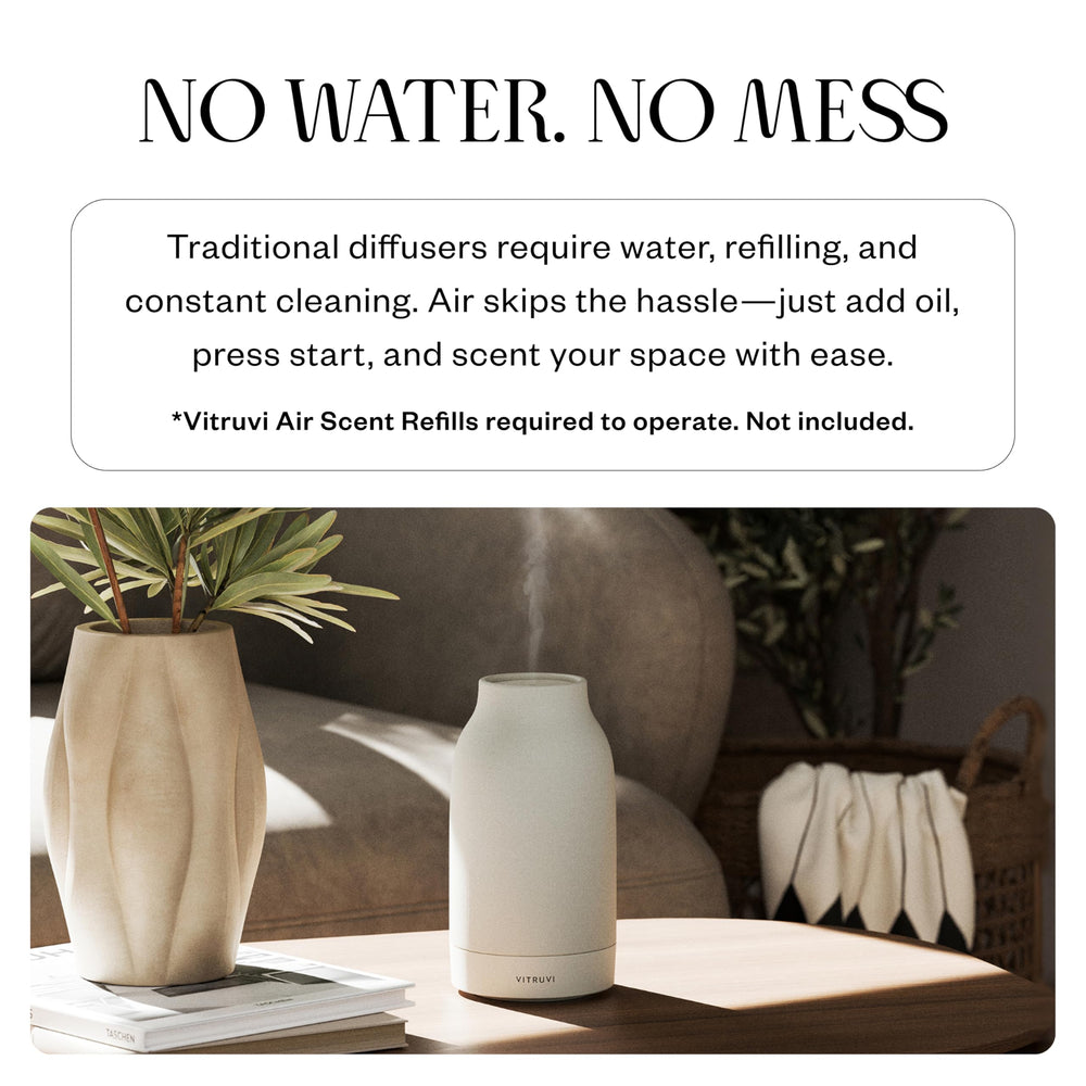 Vitruvi cartridge system enabling mess-free fragrance without spills