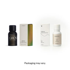 Vitruvi Grove spruce image emphasizes fresh, bright scent.