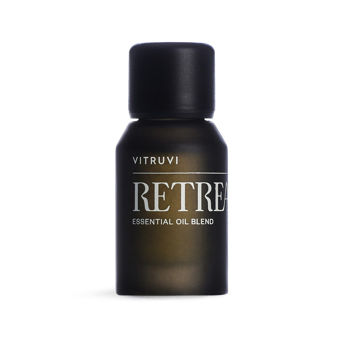 Vitruvi Retreat essential oil bottle with grapefruit aroma for spa-like ambience