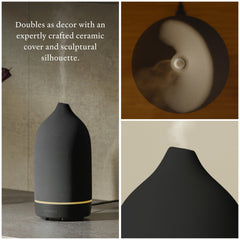 Vitruvi Stone Diffuser 4-hour run mode for steady scent