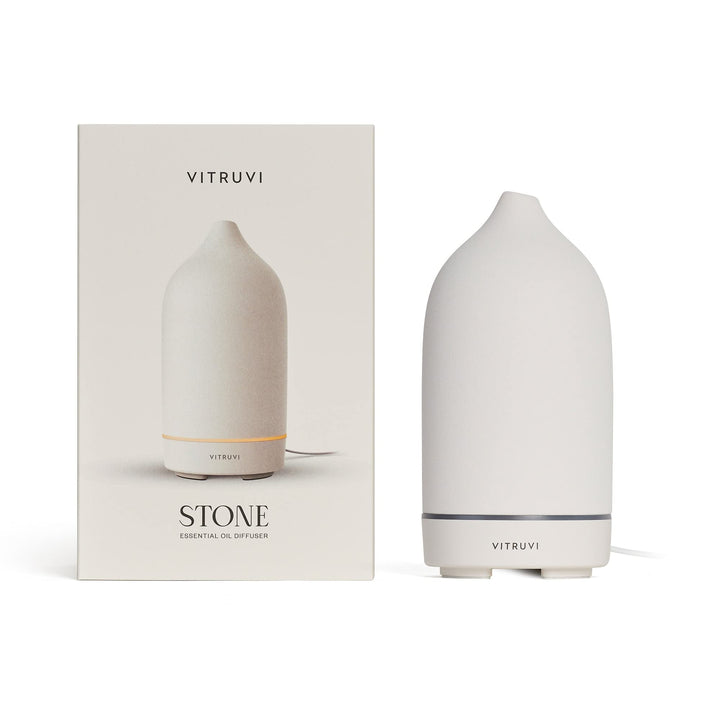 Vitruvi Stone Diffuser room coverage up to 500 square feet for versatile spaces