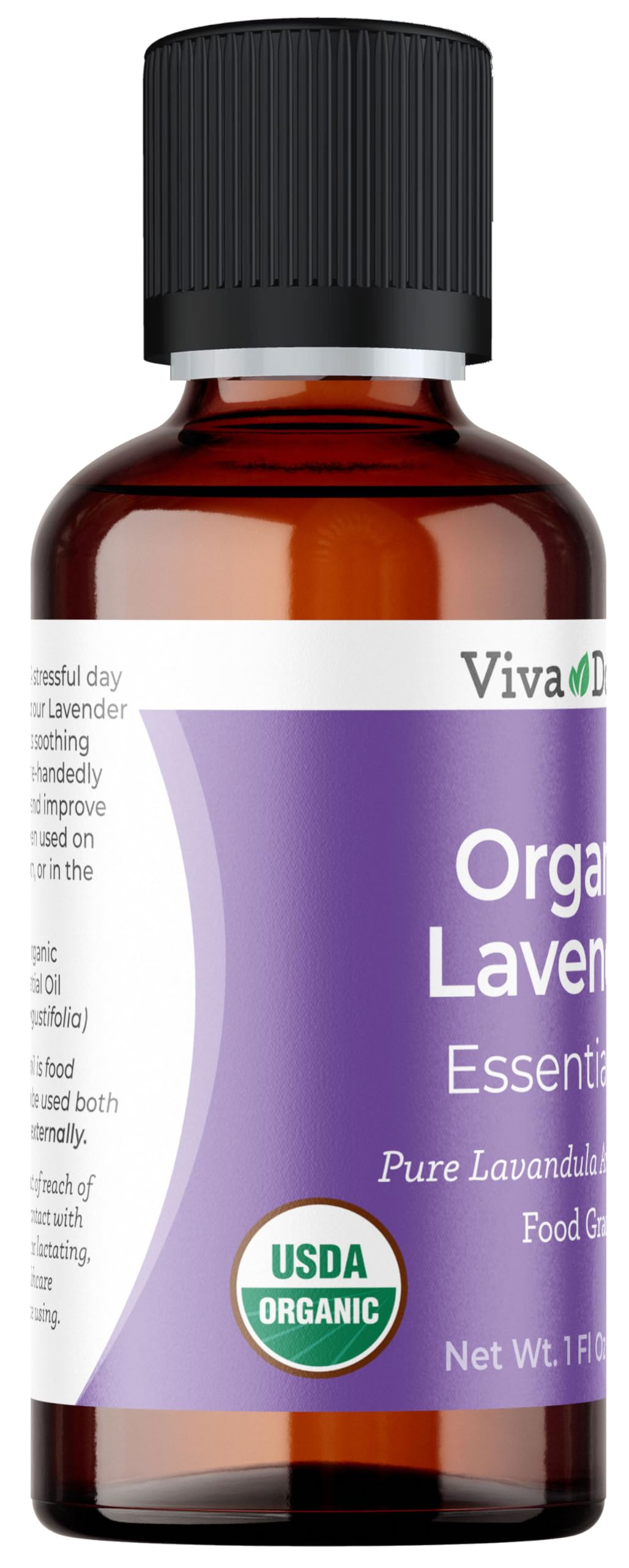 Viva Doria amber glass bottle preserves potency and freshness.