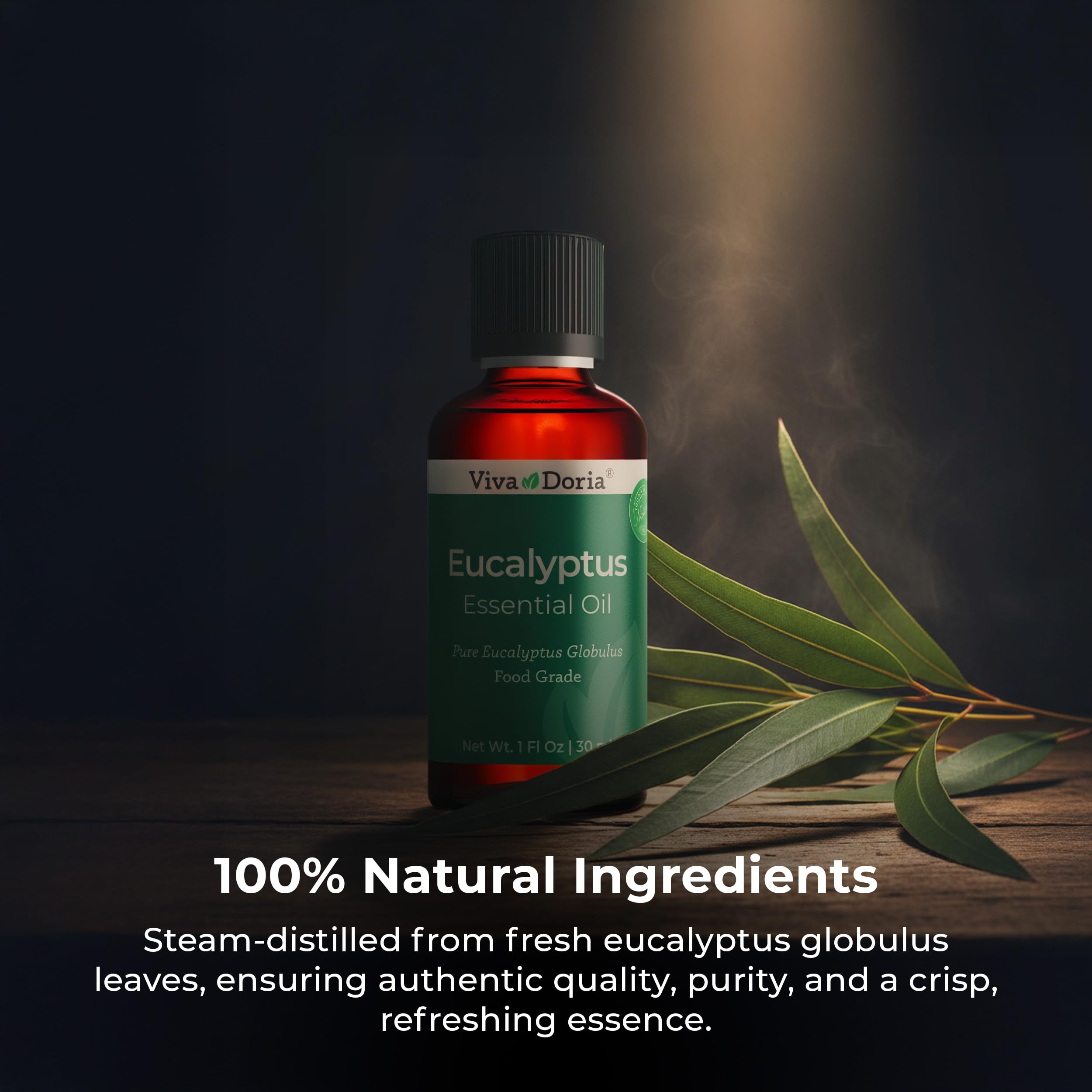 Viva Doria aromatherapy session with eucalyptus oil creating a calm ambience.