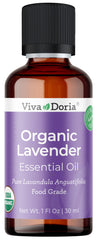 Viva Doria Lavender Oil bottle for aromatherapy and flavoring.