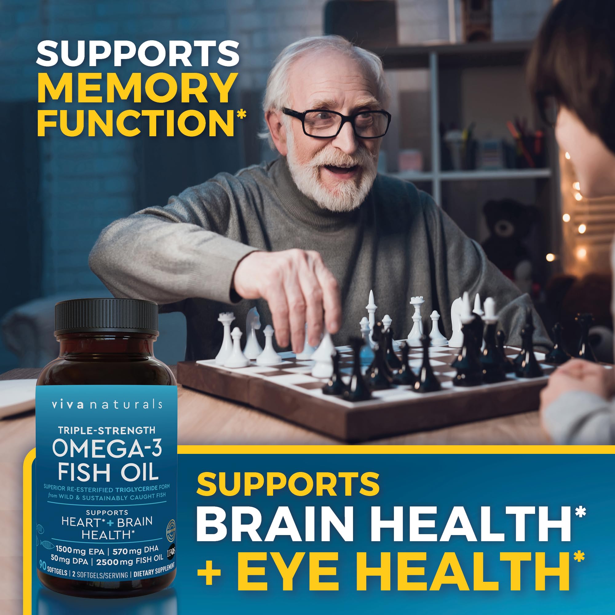 Viva Naturals wild-caught fish sources image conveying sustainability and quality.