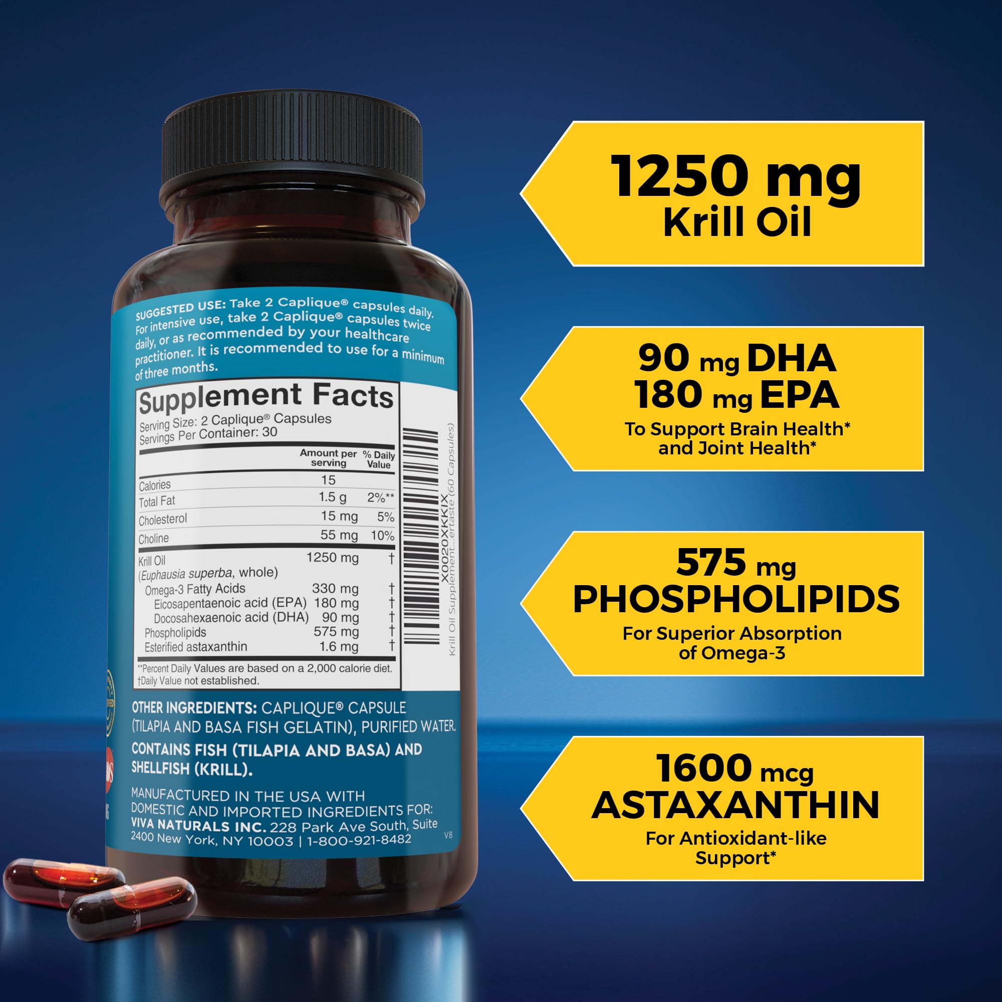 Non-GMO and dairy-free label shown for clean supplement choice