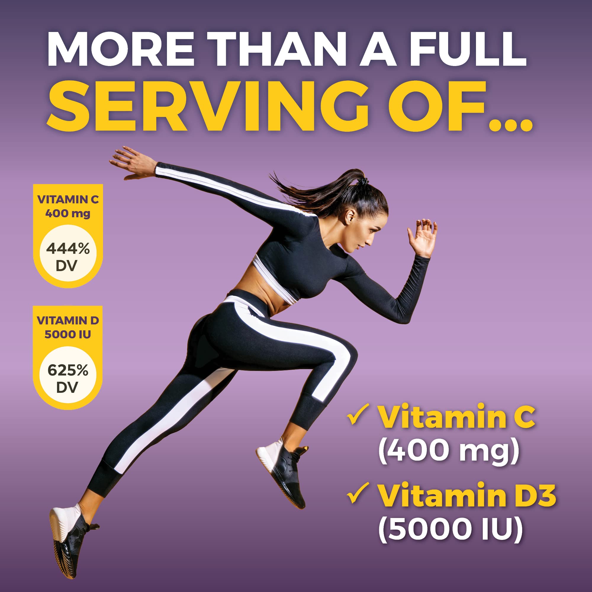 Viva Naturals zinc and ginger ingredients, antioxidant-like support.