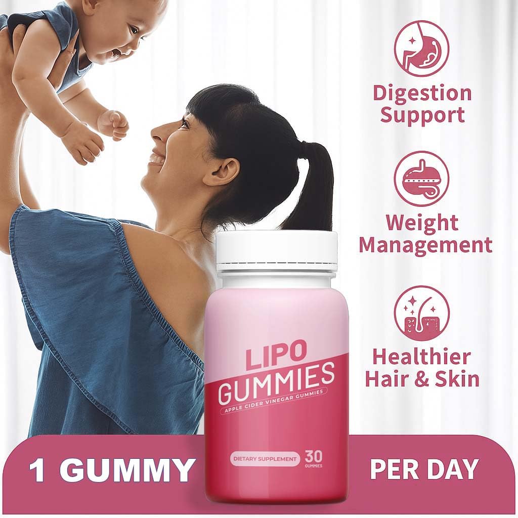 VIVALIS Lipo Gummies bottle close-up highlighting premium gummies