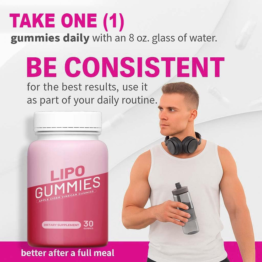 VIVALIS Lipo Gummies packaging design for convenient daily use