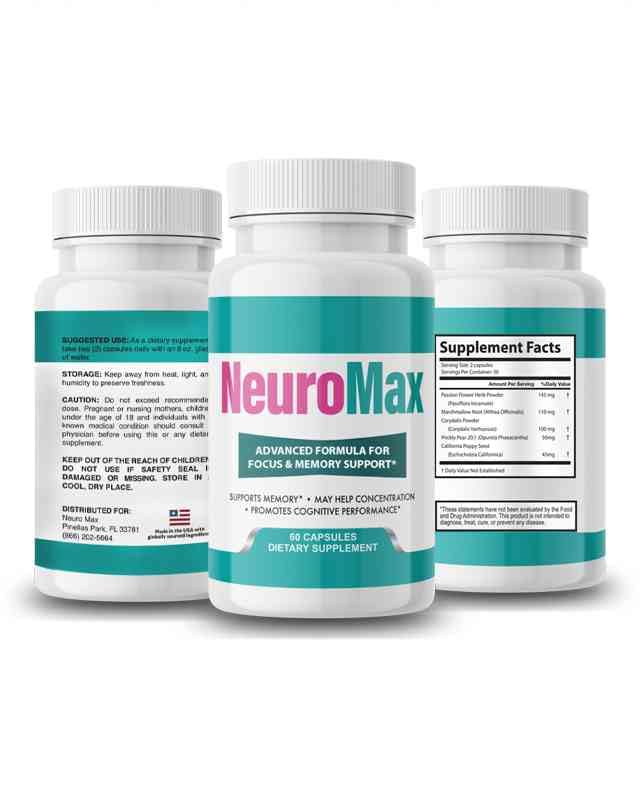 VIVALIS NeuroMax capsules closeup highlighting capsule texture for easy swallowing.