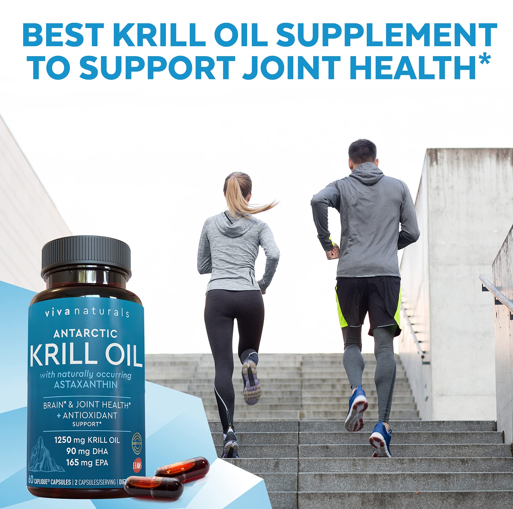 Viva Naturals IKOS 5-Star purity seal for quality.