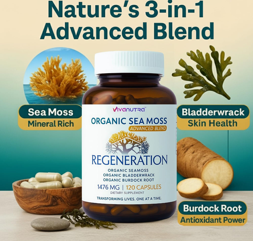 Vivanutra packaging hints at immune and digestive support.