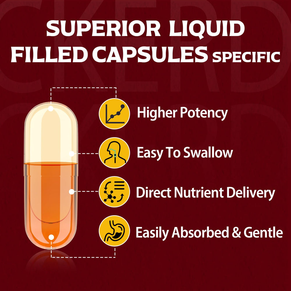 Vivaravida DHT Blocker ingredients icons showing saw palmetto and biotin
