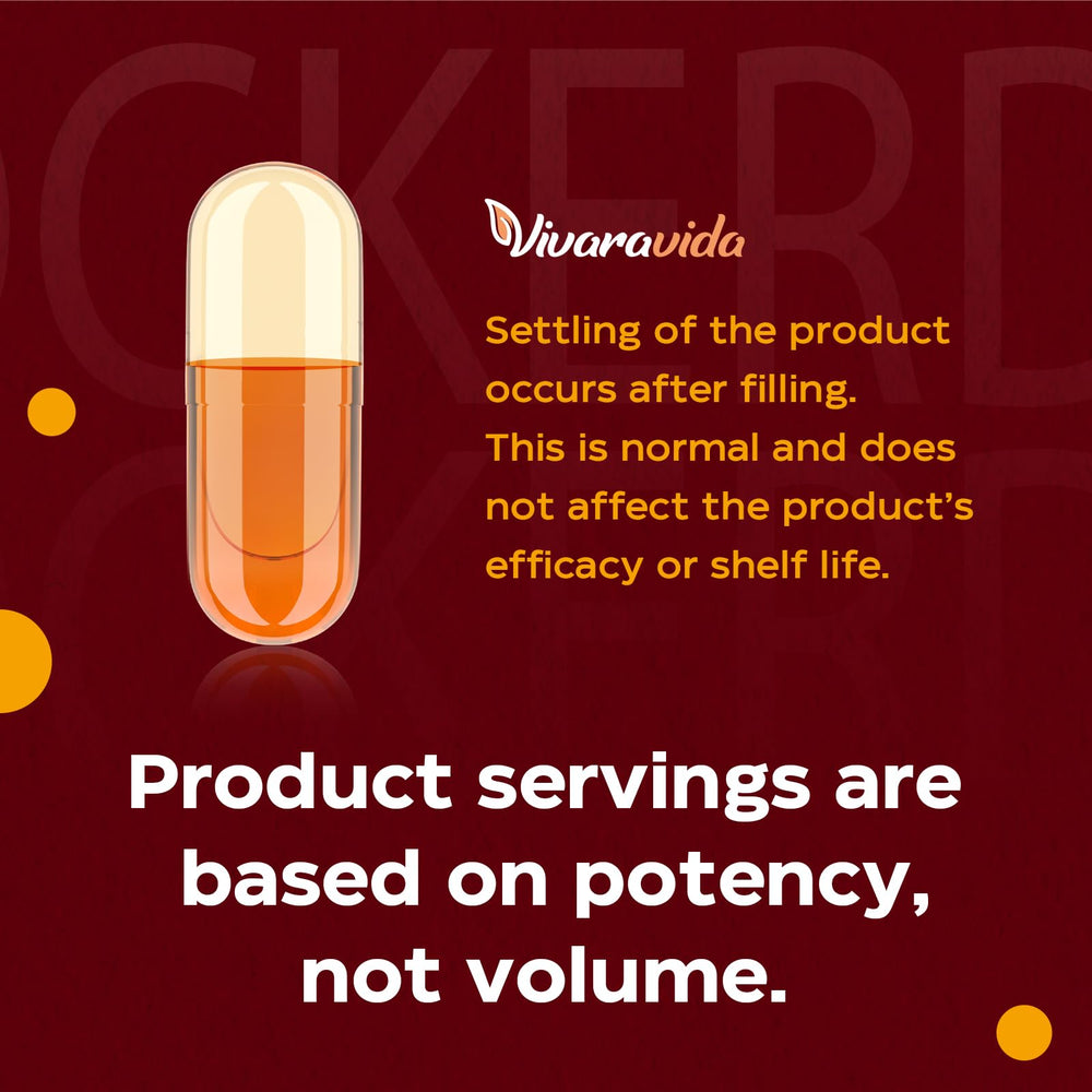 Vivaravida DHT Blocker pills in glass with natural light