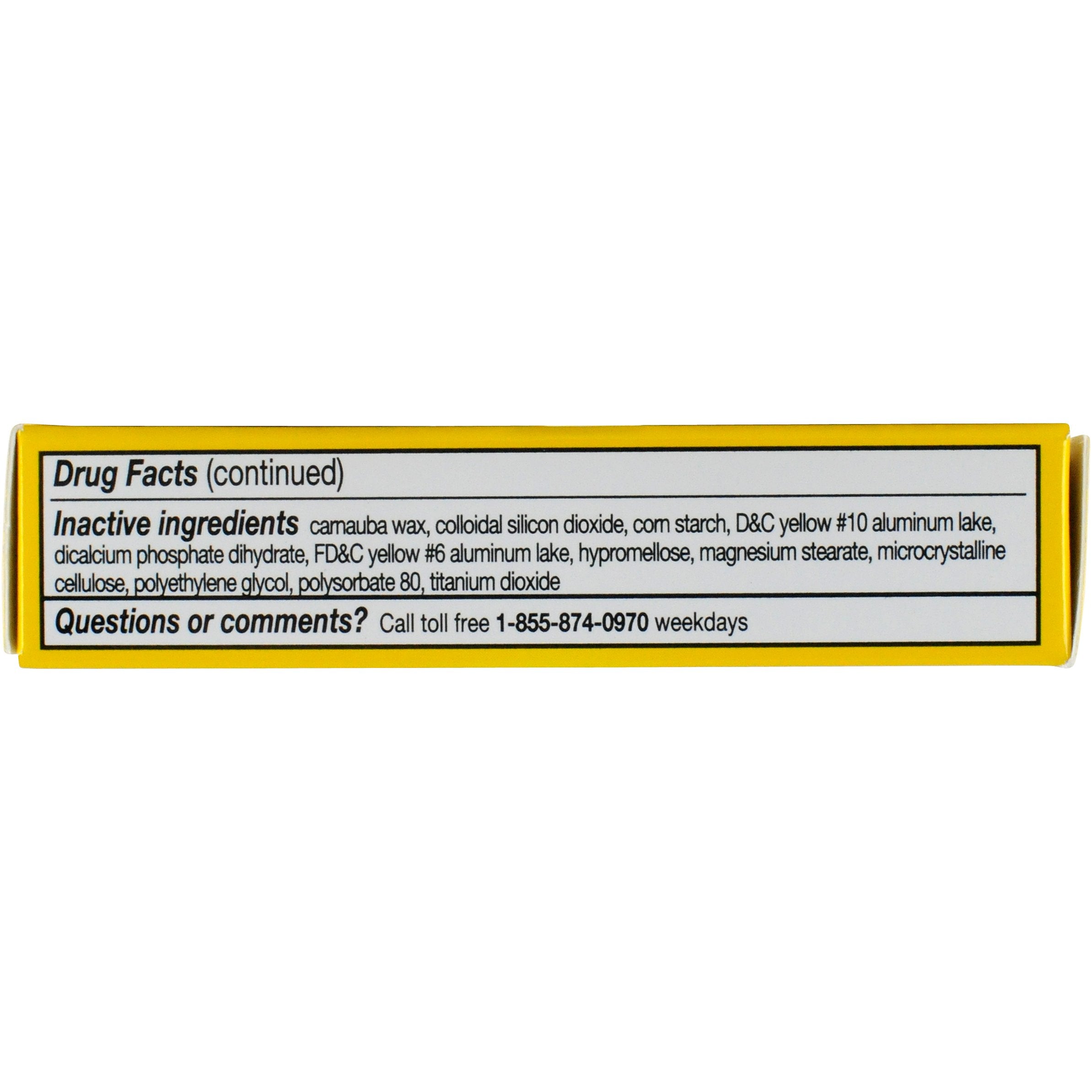 Close-up of Vivarin tablets emphasizing 200 mg caffeine per dose.