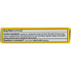 Close-up of Vivarin tablets emphasizing 200 mg caffeine per dose.