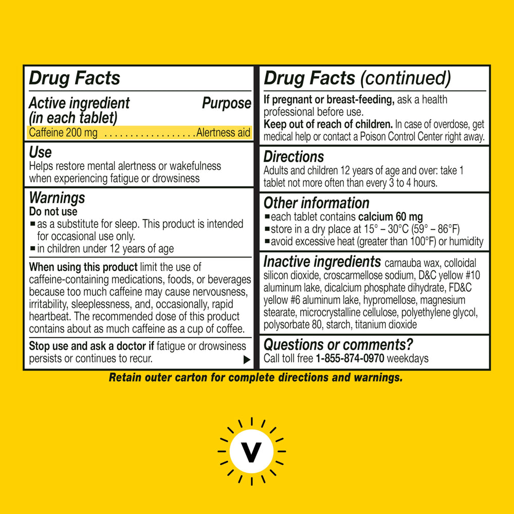 Vivarin usage scene brain-boost concept for alertness during tasks