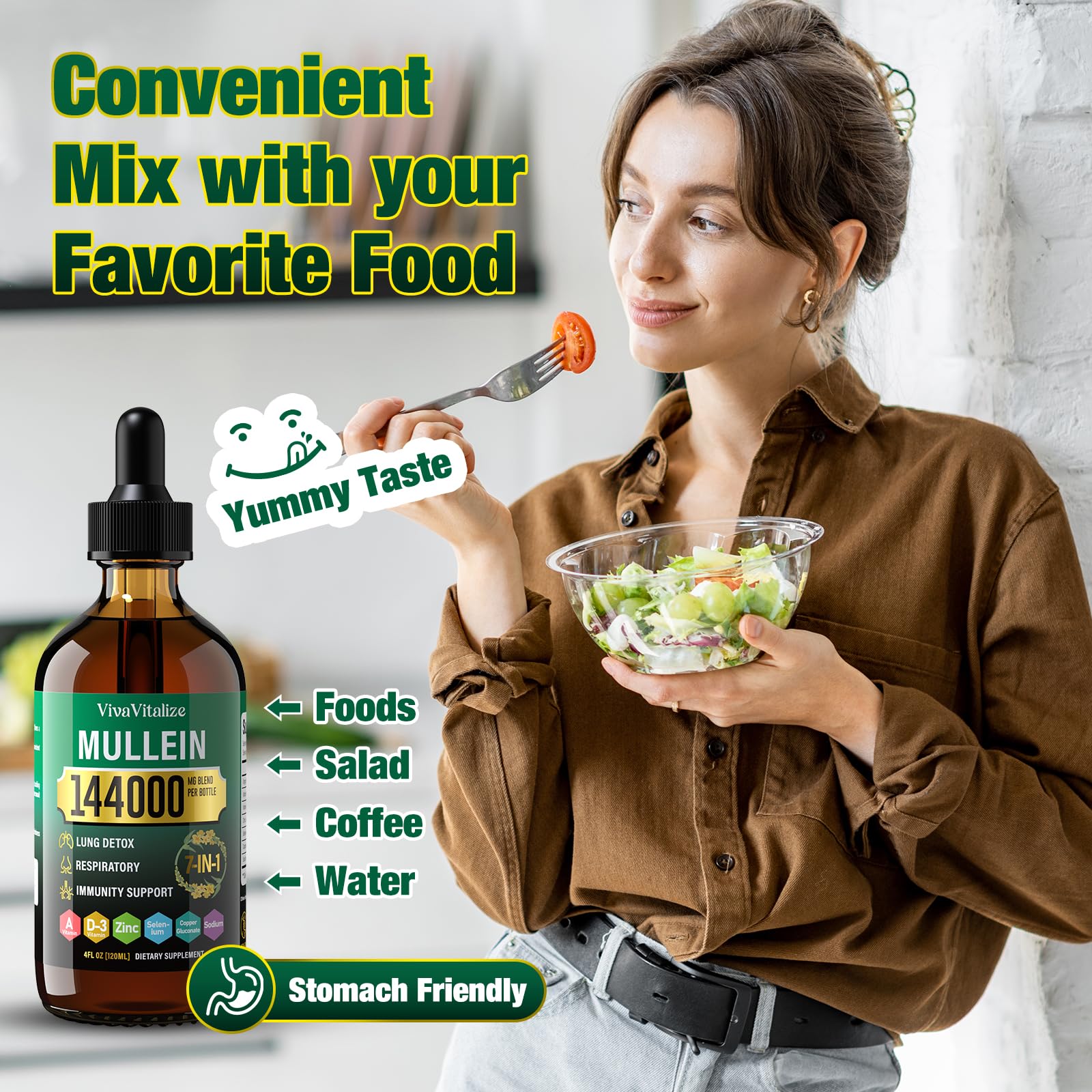 VivaVitalize Mullein Drops daily-use ritual promotes consistent intake