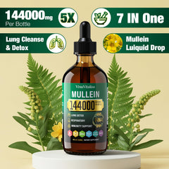 VivaVitalize Mullein Drops dropper ready for precise daily dosing
