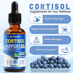 Vivcmin blueberry-flavor liquid drops for a pleasant daily routine.