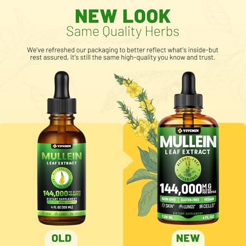 Sustainable packaging and branding for Vivcmin Mullein Drops