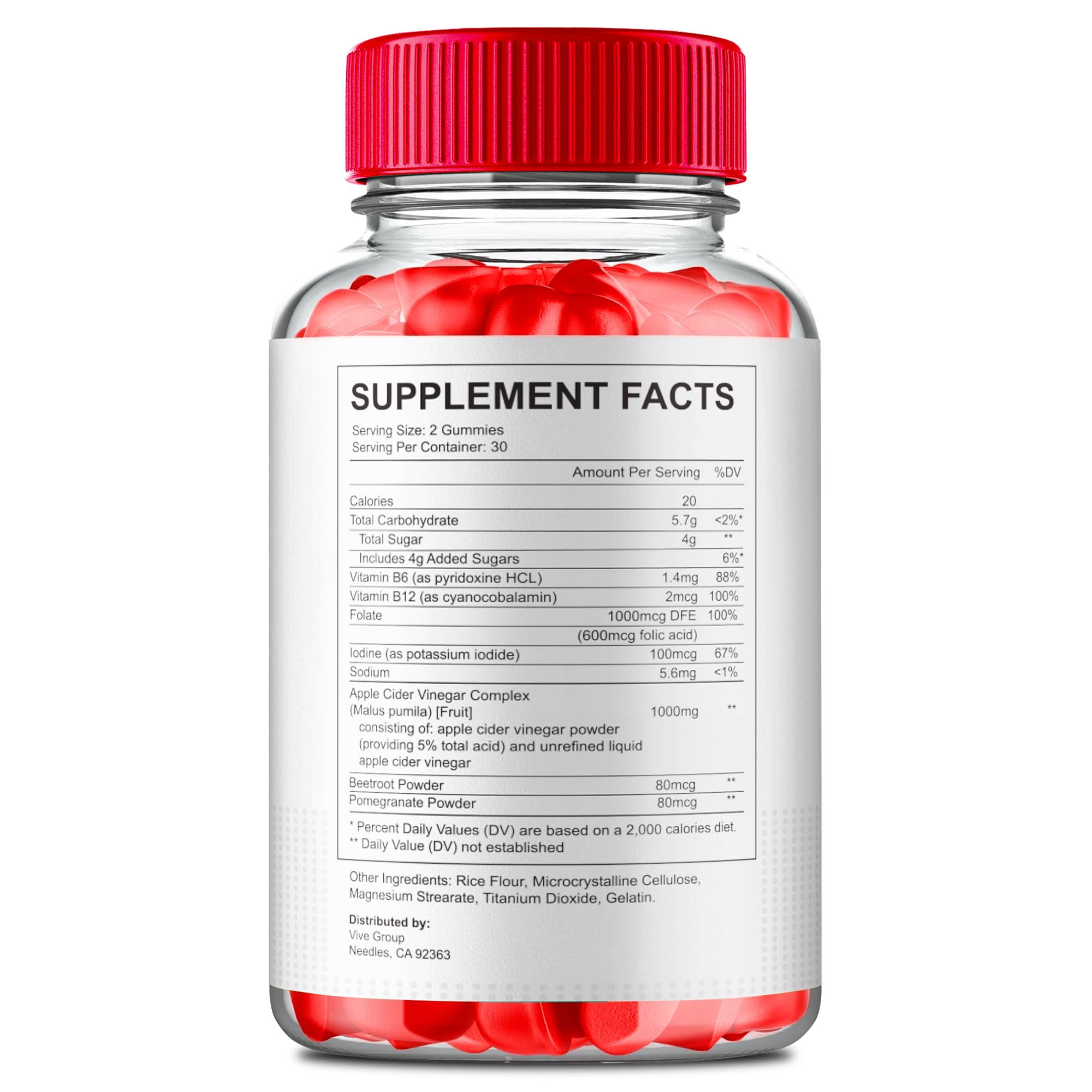 Three-pack display of Vital Surge ACV Gummies by VIVE MD for convenient daily use.