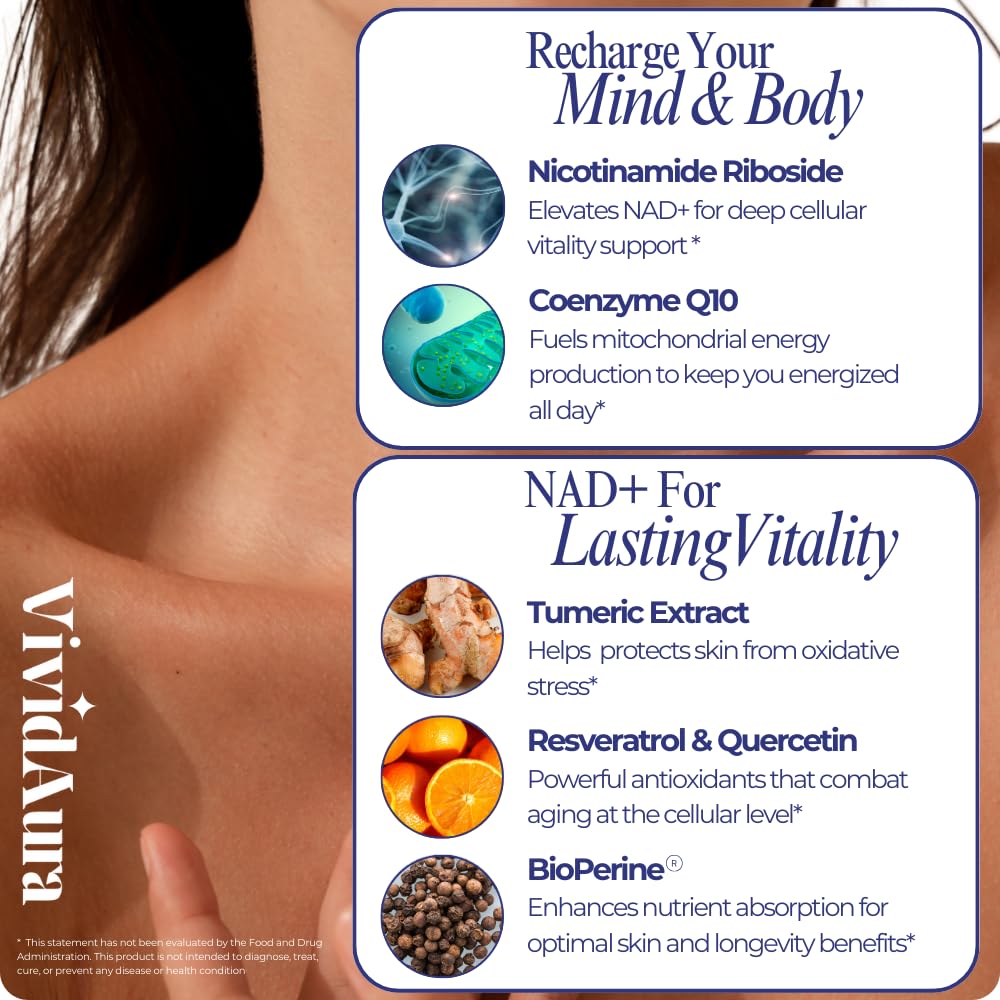 VIVIDAURA BioPerine absorption enhances ingredient delivery and bioavailability.