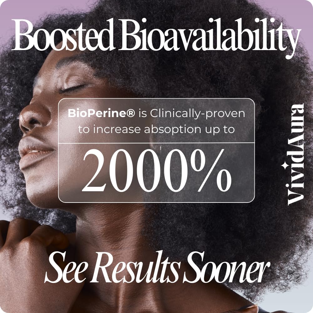 VIVIDAURA Women’s vitality blend capsules shown from the side for a premium look.
