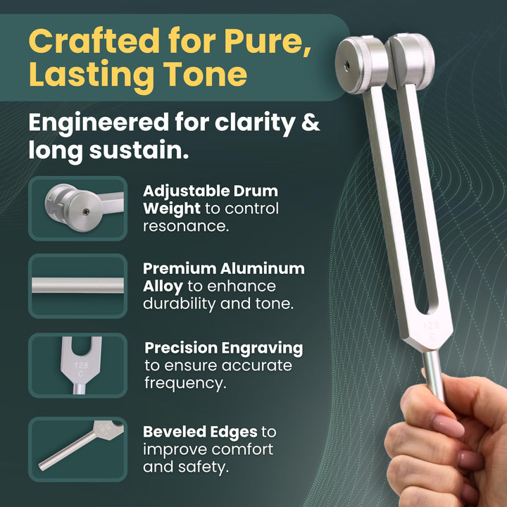 VIVIDVELVETVIBES adjustment wrench for precise tuning fork setup and durability.