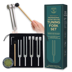 VIVIDVELVETVIBES tuning forks 128Hz for deep relaxation and chakra balance.