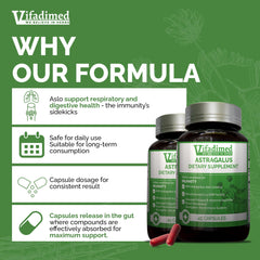 Astragalus and licorice herbs in VIFADIMED support overall vitality.