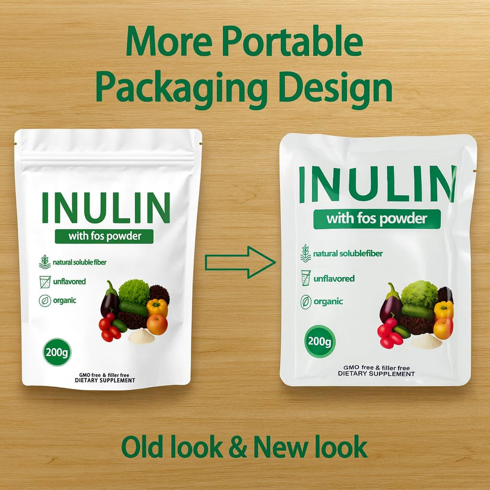 Two-pack Vivikig Inulin with FOS offers extended daily fiber support.