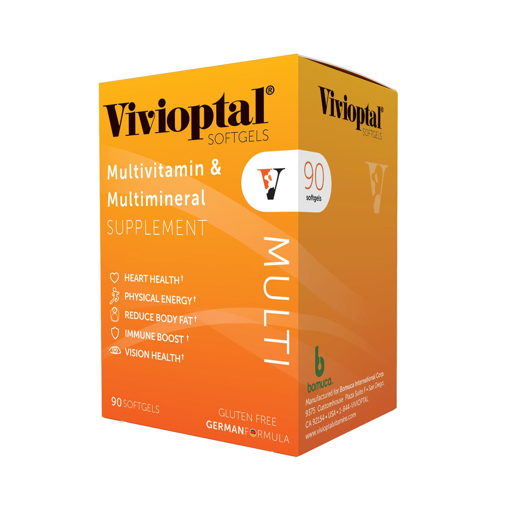 Vivioptal Multi bottle front view, showcasing daily wellness support.