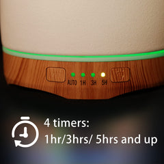 VIVITEST diffuser operates quietly for sleep and focus.