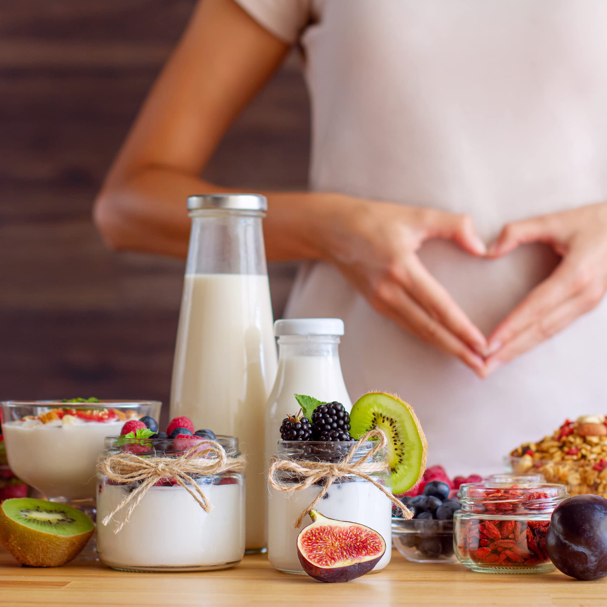 VIVO yogurt making setup with scoop supports simple, fresh yogurt creation