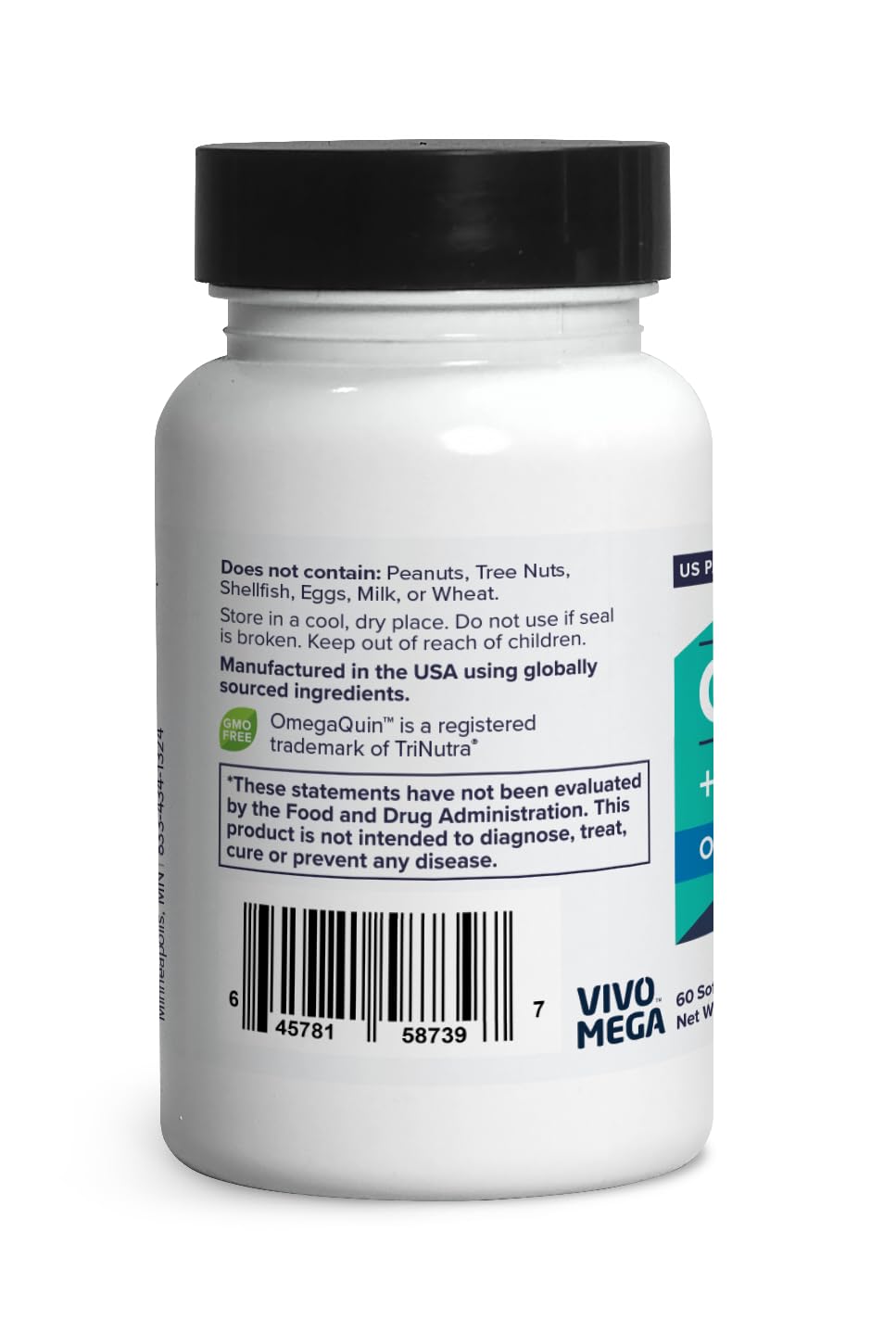 VivoMega EPA/DHA capsules offering potential cognitive support